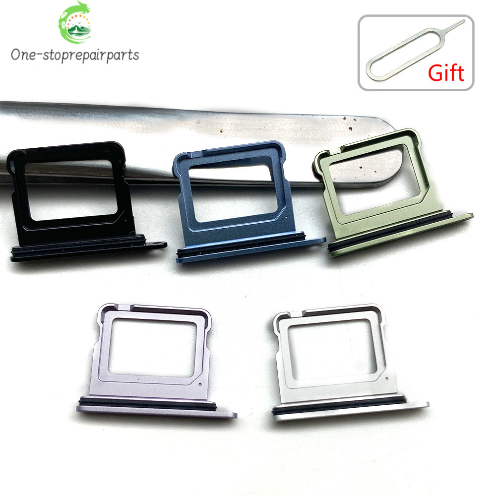 New For iPhone 17 Pro Max Micro Nano Dual SIM Card Holder Tray Slot Holder Adapter Socket iPhone phone repair parts