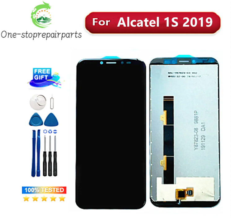 5.45" LCD Display For Alcatel 1S 2019 OT5024 5024 5024D 5024J 5024A LCD Display Touch Screen Digitizer Glass Assembly Tools Other brand Phone repair parts