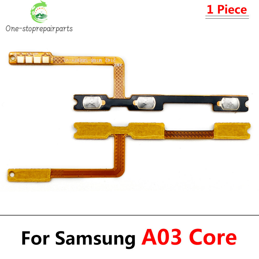 Power On Off Volume Side Button Key Flex Cable For Samsung A02 A02S A04 A04s A32 A52 A72 A03s A03 Core A13 A22 A33 A53 A73 4G 5G Samsung phone repair parts