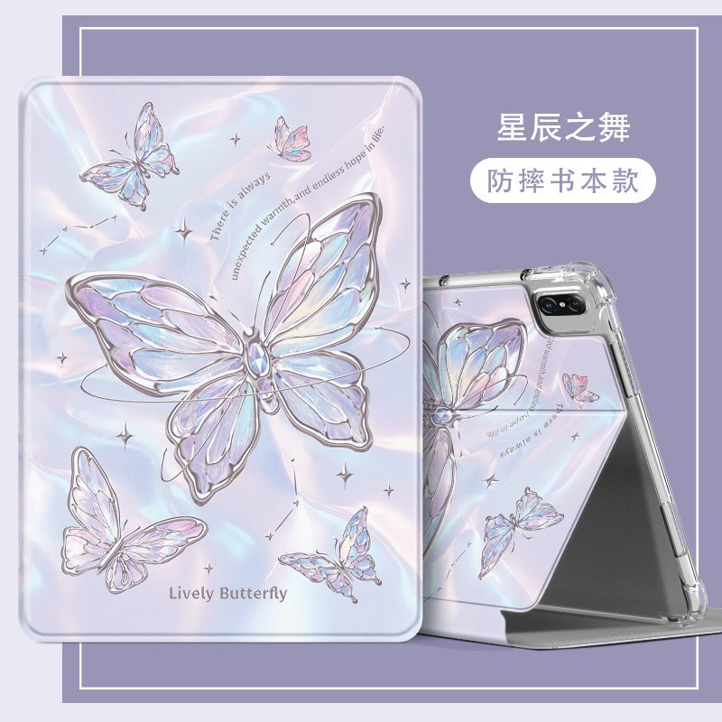 For Huawei matepad11.5 protective case 2026 new pro12.2 tablet case 115s with pen slot air12 all-inclusive For glory x10/9 anti-drop se10.4 star butterfly dance 2023 Tablet Accessories