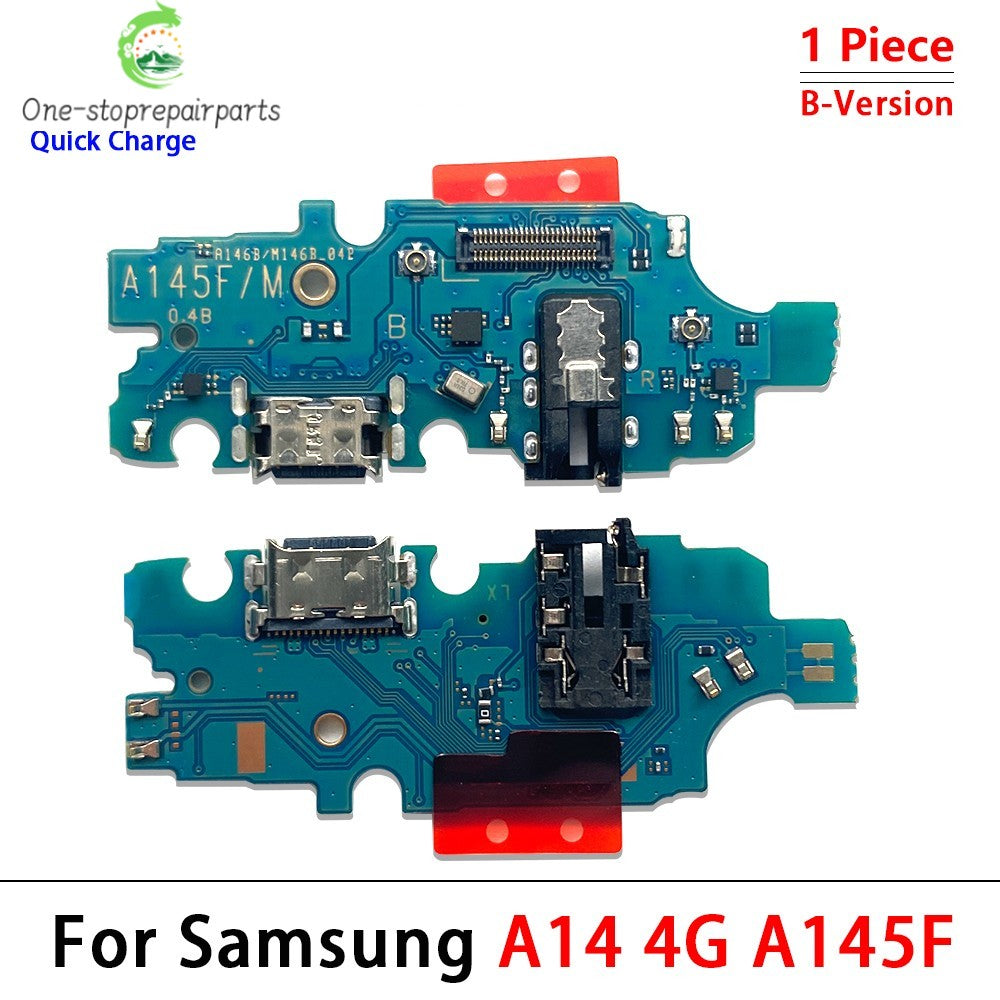 10Pcs, USB Charging Port Dock Charger Connector Board Flex Cable For Samsung A13 A23 A33 A53 A52 A72 A14 A24 A34 A54 4G 5G Samsung phone repair parts