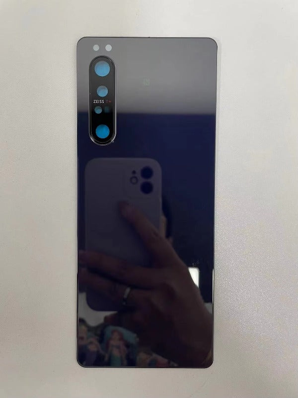 Original New For Sony Xperia 1 II Back Battery Cover Glass Housing Rear Door Case Parts With Camera Lens Replacement Sony phone repair parts