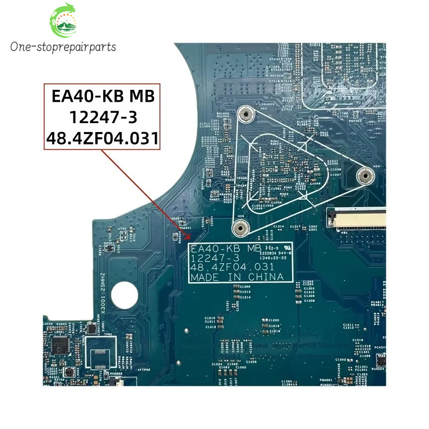 12247-3 For Acer Aspire E1-422 E1-422G Laptop Motherboard With AMD E1-2500 A4-5000 CPU UMA EA40-KB NBMDD1100K Acer laptop repair parts