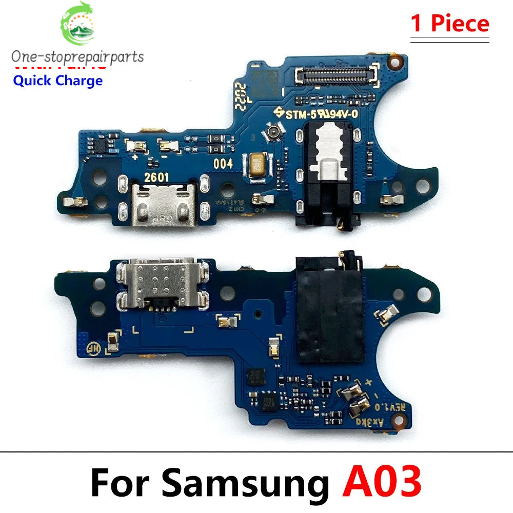 For Samsung A02 A12 A22 A32 A52 A72 A52s A03 A03s A04E 4G 5G USB Charging Port Dock Charger Connector Board Flex Cable Samsung phone repair parts