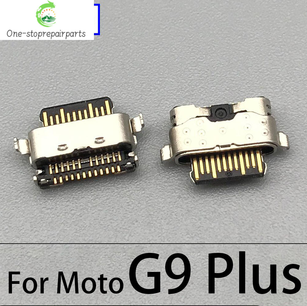 10Pcs USB Charging Port Connector Charge Jack Socket Plug Dock For Motorola Moto G9 G5 G5S G6 G7 Plus G8 Power Play Plus Lite Motorola phone repair parts