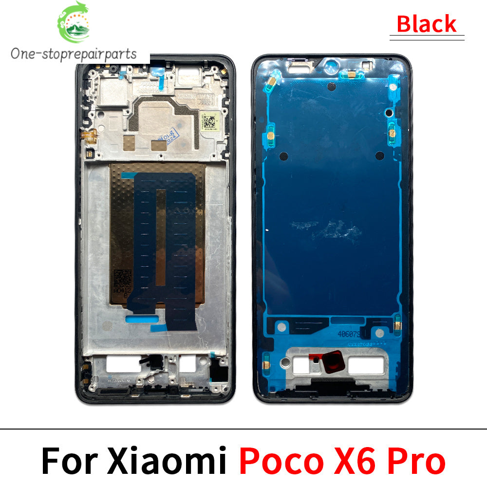 New Front Housing LCD Frame Screen Bezel Holder For Xiaomi Poco F3 F4 X3 GT M3 M4 M5s X5 X6 Pro 4G 5G Xiaomi  Xiao mi phone repair parts