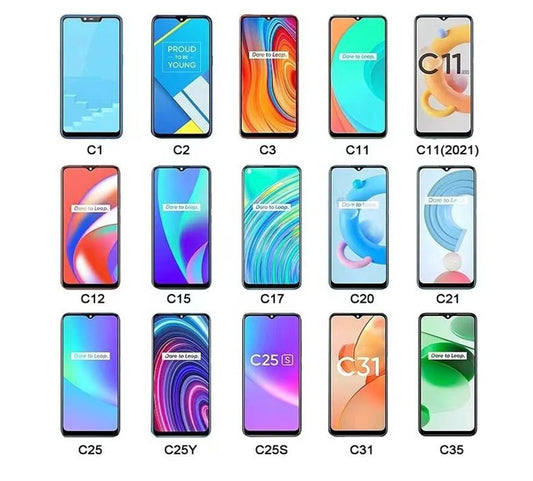 LCD touch screen assembly  for Realme 7 4G C55 C30S C51 C53 C35 C3 C11 C17 C67 digitizer glass panel display