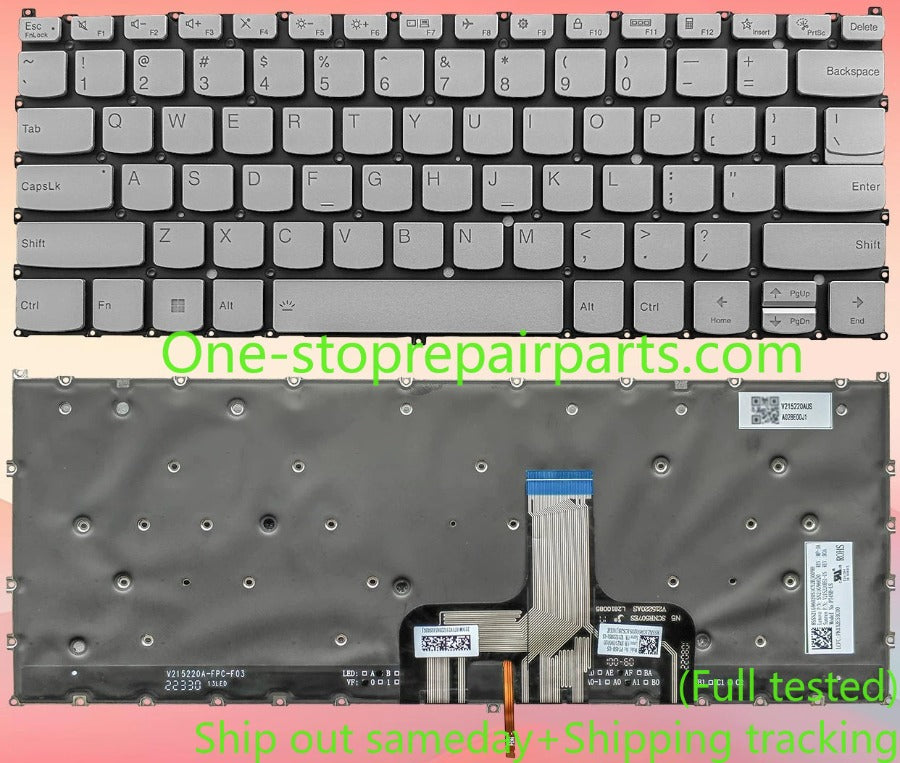 Keyboard for Lenovo Yoga 7 14lAL7 IRL8 Yoga Slim 7 ProX 14ARH7 14IAH7 US backlight