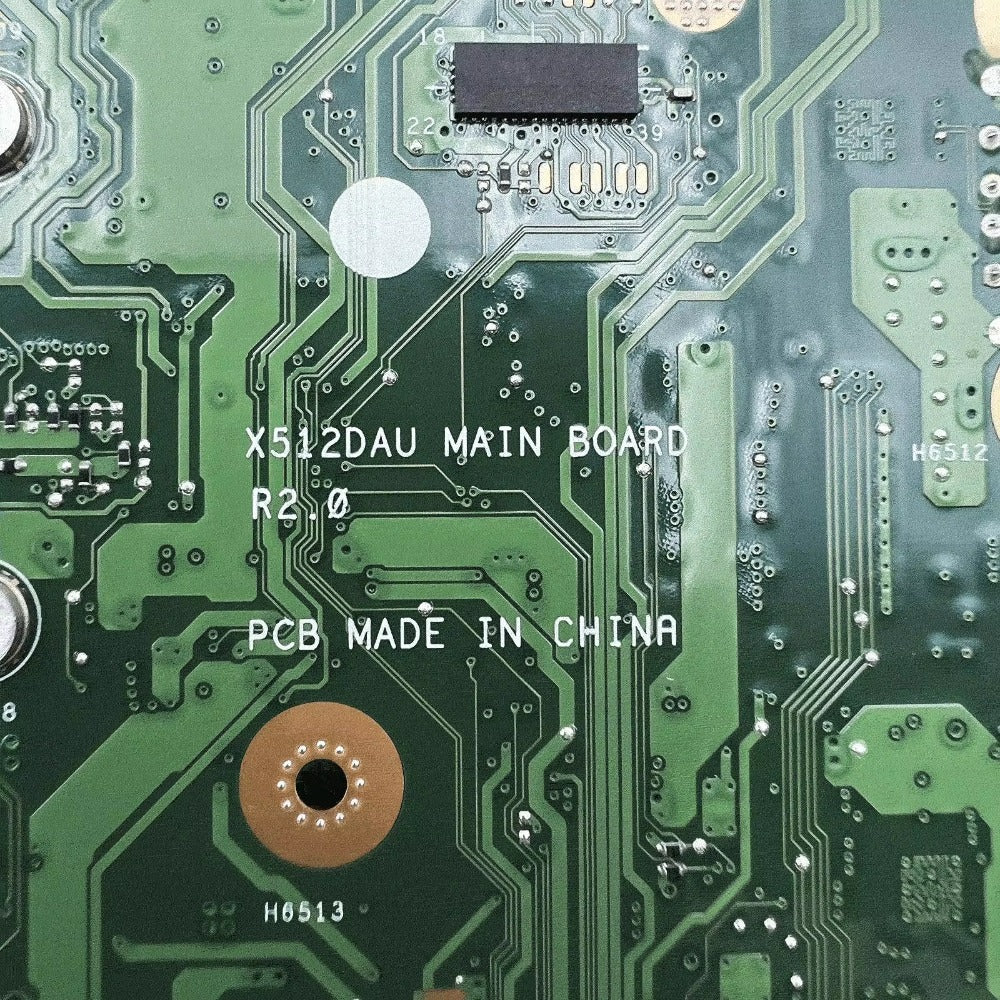 For ASUS X512DA X712DA X512DK X712DK X512D X712DAP F512D F512DA Laptop Motherboard With R3 R5 R7 CPU 4GB/0GB ASUS laptop repair parts