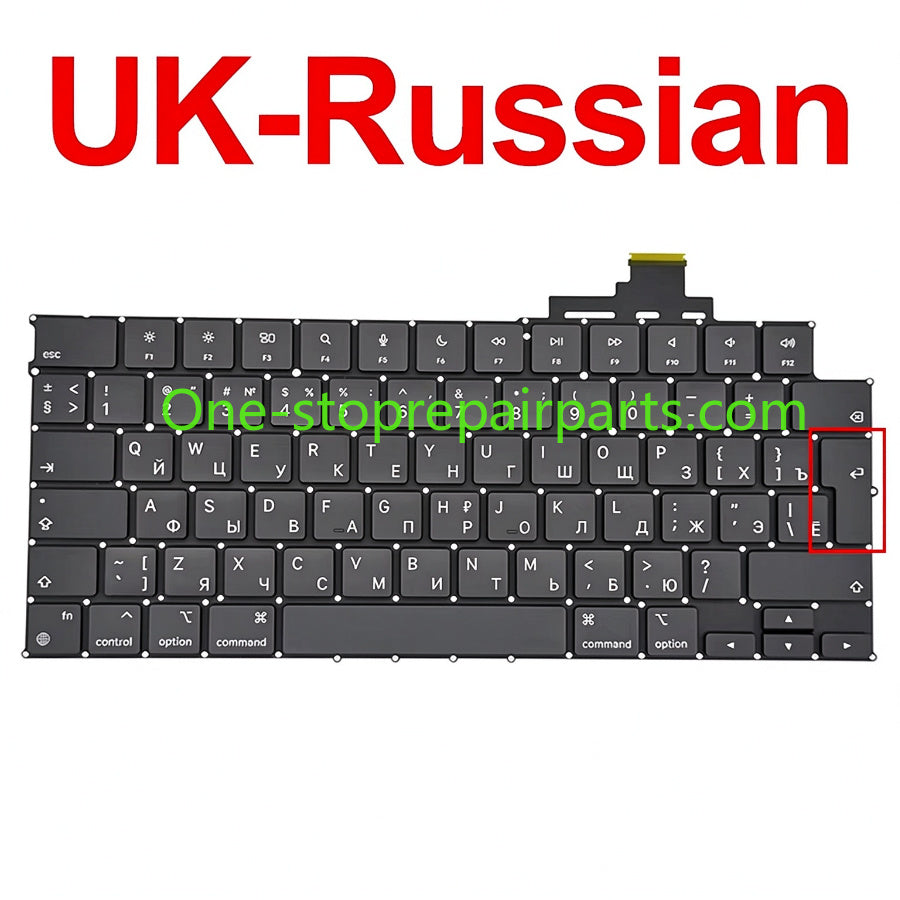New Laptop Keyboard For MacBook Air 13.6" 15" A2681 A2941 A3113 A3114 Keyboard US UK English French German Spain EU 2022 2024 Macbook repair parts