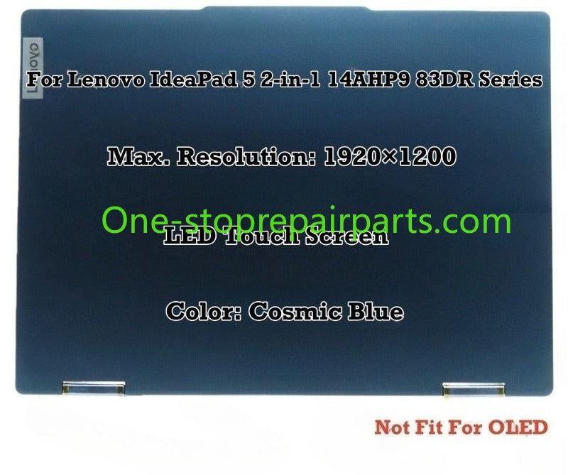 LCD screen For Lenovo IdeaPad 5 2-in-1 14AHP9 83DR Series 5D10S40069 5D10S40070 5D10S40068 5D10S40072 5D10S40073 5D10S40071 FHD+ LCD Screen Complete Assembly  Lenovo laptop repair parts