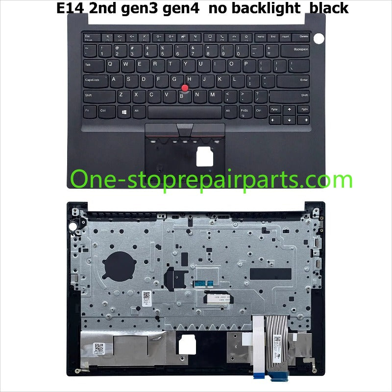 Upper case keyboard for Thinkpad E14 R14 2nd E15 S3 gen2 GEN3 GEN4 topcase palmrest C cover 5M11A35060 5M11A35548 5M11A35336