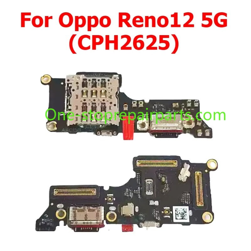 Charge Board For OPPO Reno12 Reno11 Reno10 Reno8 T Reno 12 11 F 10 Pro 10X Zoom 8T 8 Lite 5G Charging Port Plate Usb Connector Oppo phone repair parts
