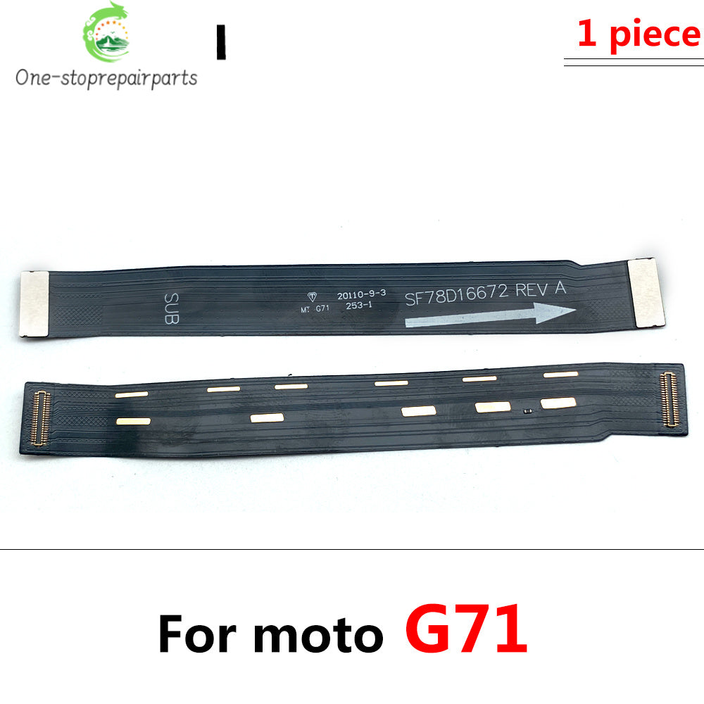 10Pcs, Main Motherboard Board Mainboard Flex Cable For Motorola Moto G31 G71 G51 G100 G60 G50 G52 G62 G60s G200 G32 G82 G53 5G Motorola phone repair parts