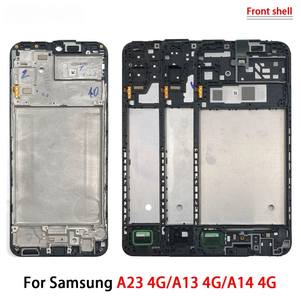 10Pcs, Middle Frame For Samsung A13 A14 A23 A24 A34 A54 A33 A73 4G 5G Front Frame Housing Bezel Repair Parts Samsung phone repair parts