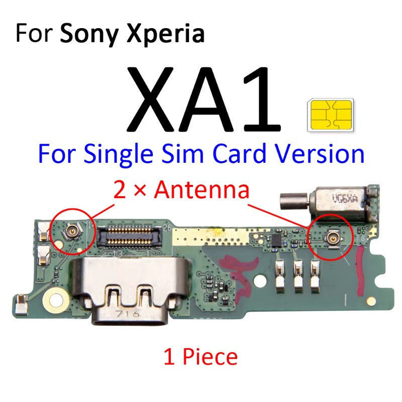 USB Charging Port Dock Plug Charger Board Flex Cable For Sony Xperia XA2 XA1 XZ3 XZ2 XZ1 XZS XZ Premium Compact Ultra Plus Sony phone repair parts