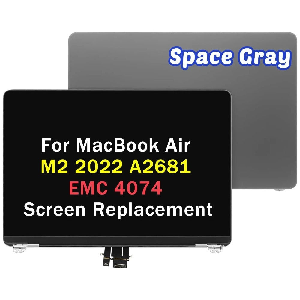 LCD screen dispaly for MacBook Air A2681 A3113 A3240 LCD screen assembly  top half