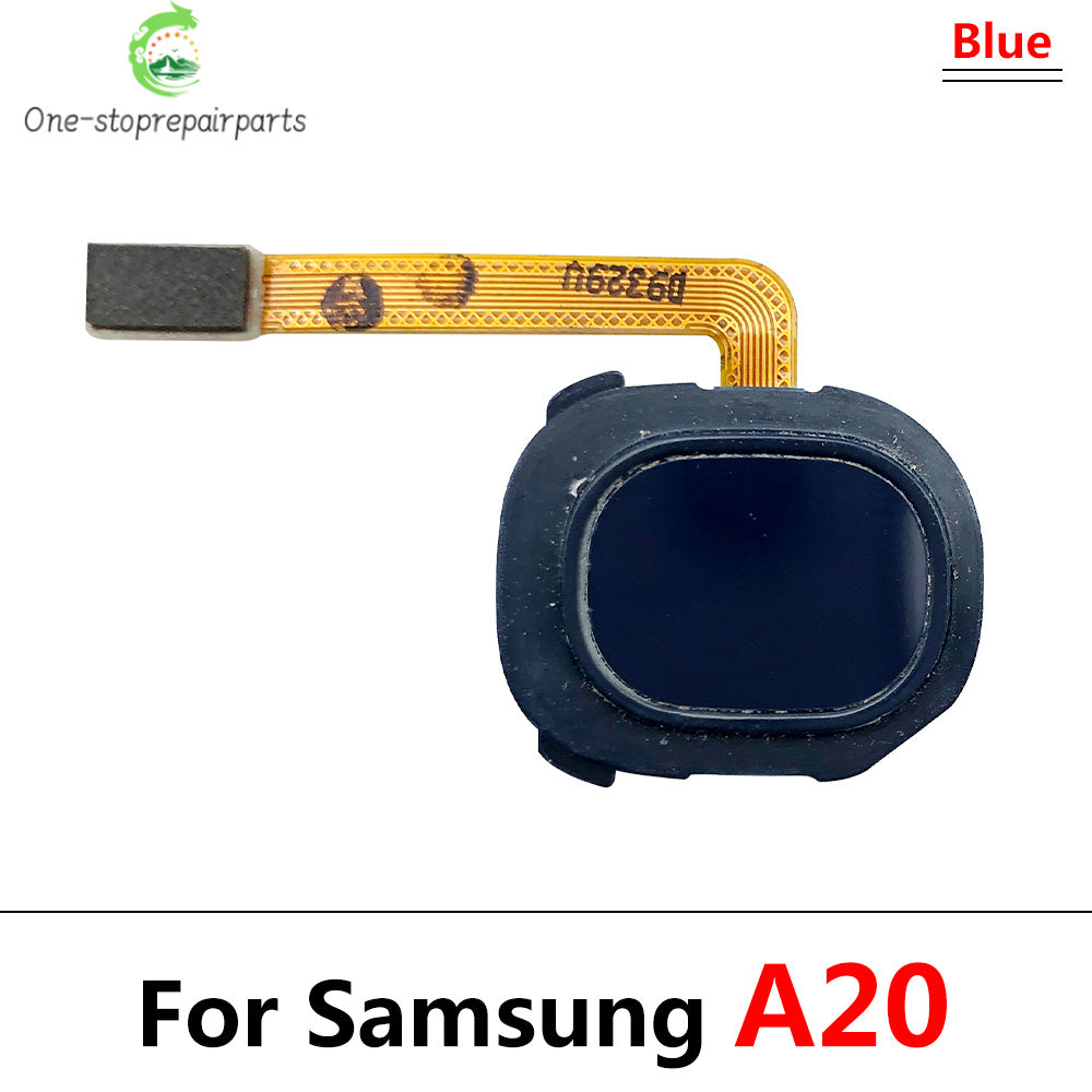 Fingerprint Scanner For Samsung A11 A31 A51 A71 A20 A30 A40 A50 A70 Home Button Fingerprint Menu Return Key Sensor Flex Cable Samsung phone repair parts