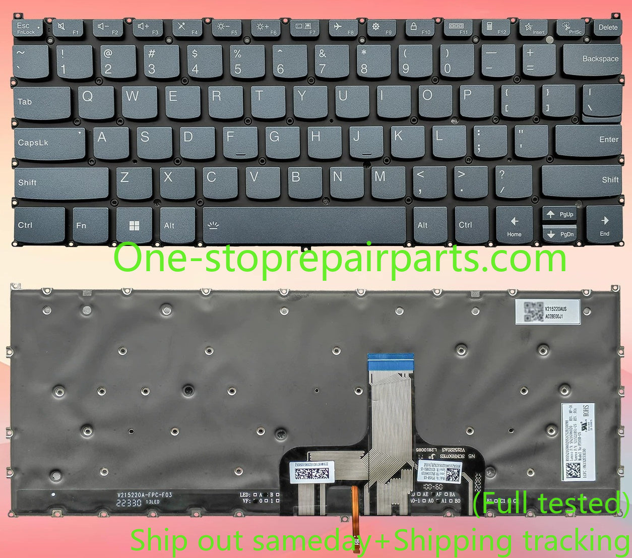 Keyboard for Lenovo Yoga 7 14lAL7 IRL8 Yoga Slim 7 ProX 14ARH7 14IAH7 US backlight