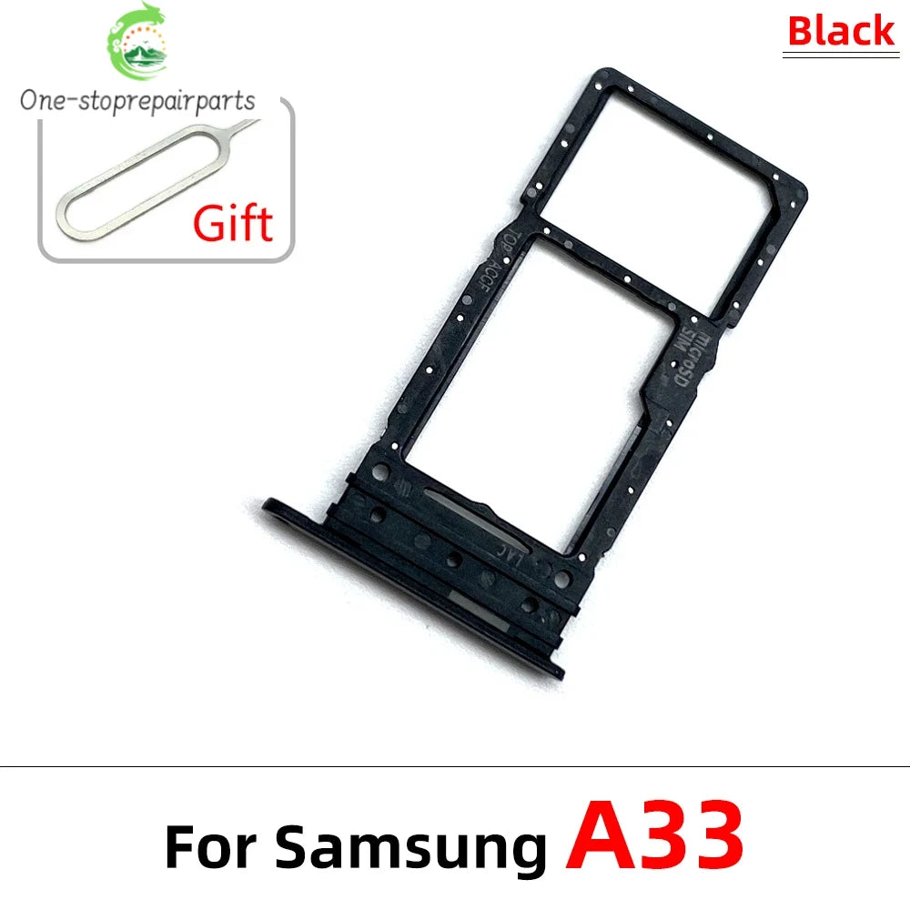 New For Samsung A23 A33 A53 A73 5G SIM Card Tray Slot Holder Replacement Parts Samsung phone repair parts