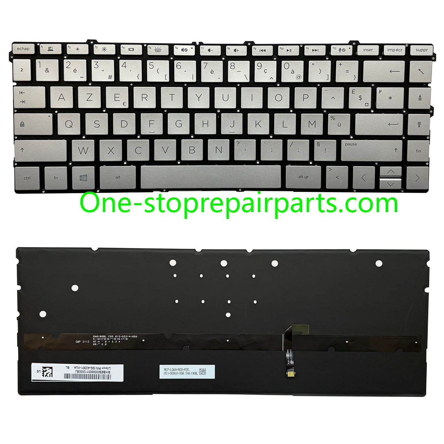 Upper Keyoard  for HP Spectre X360 13-AW TPN-Q225 UK/SP/RU/LA US