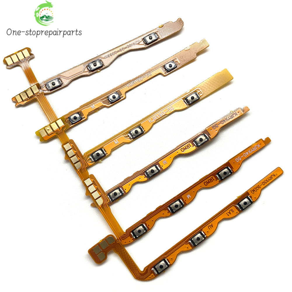 10Pcs, Power On Off Volume Side Button Key Flex Cable For Huawei Honor 50 60 70 80 90 Pro Se Lite Magic 4 5 6 7 Pro Lite Huawei phone repair parts