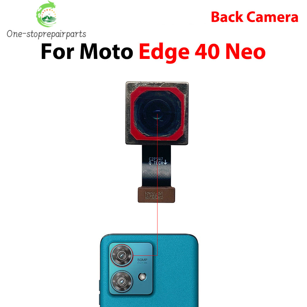 Front Camera Flex Front Back Rear Camera Module Flex Cable For Motorola Moto Edge 20 30 40 50 Neo Fusion Lite Pro Motorola phone repair parts
