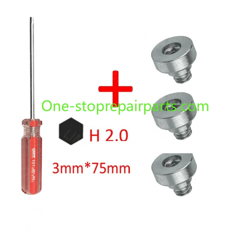 3Pcs Hex Socket 2.0 Bottom Cover Case Screws with Screwdriver H2.0 Replacement for Mac Mini Unibody A1347 2010 2011 2012 Year Mac repair parts