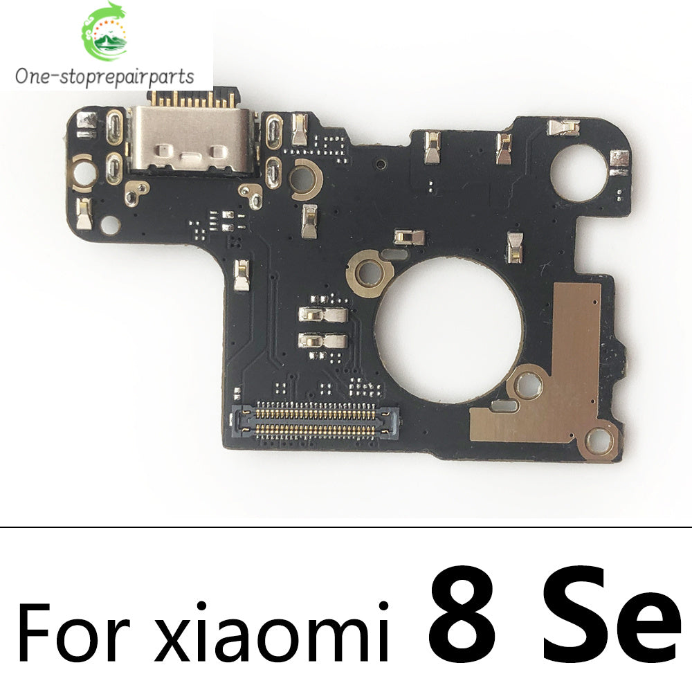 New USB Charging Port Board Flex Cable Connector Parts For Xiaomi Mi 8 9 9T 10T 10 11 12 Lite Pro Microphone Module  Xiaomi  Xiao mi phone repair parts