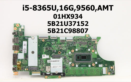 Motherboard for  Lenovo ThinkPad X390/T490S FT491 FX390 NM-B891 CPU I5-8365 16GB 01HX934 5B21U37152 5B21C98807