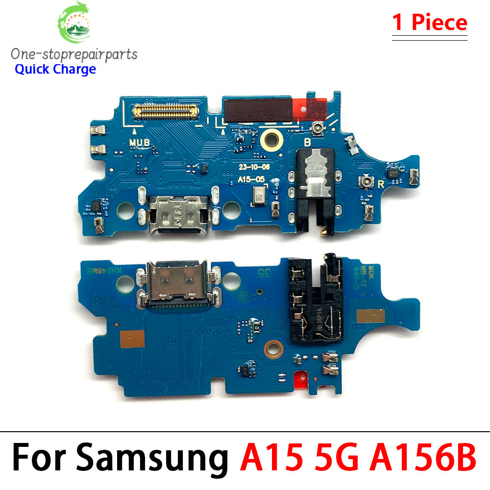 50Pcs, USB Charging Port Dock Charger Plug Connector Board Flex Cable For Samsung A05 A05s A15 A25 A35 A55 A06 A16 5G 4G Samsung phone repair parts