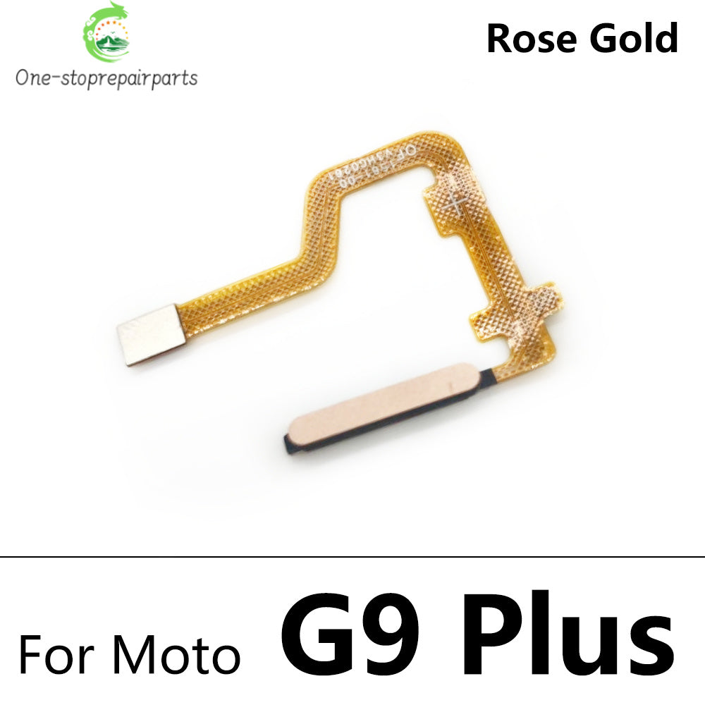 10Pcs/Lot, New For Motorola Moto G9 Plus Power Home Button FingerPrint Touch ID Sensor Flex Cable Ribbon Replacement Parts Motorola phone repair parts