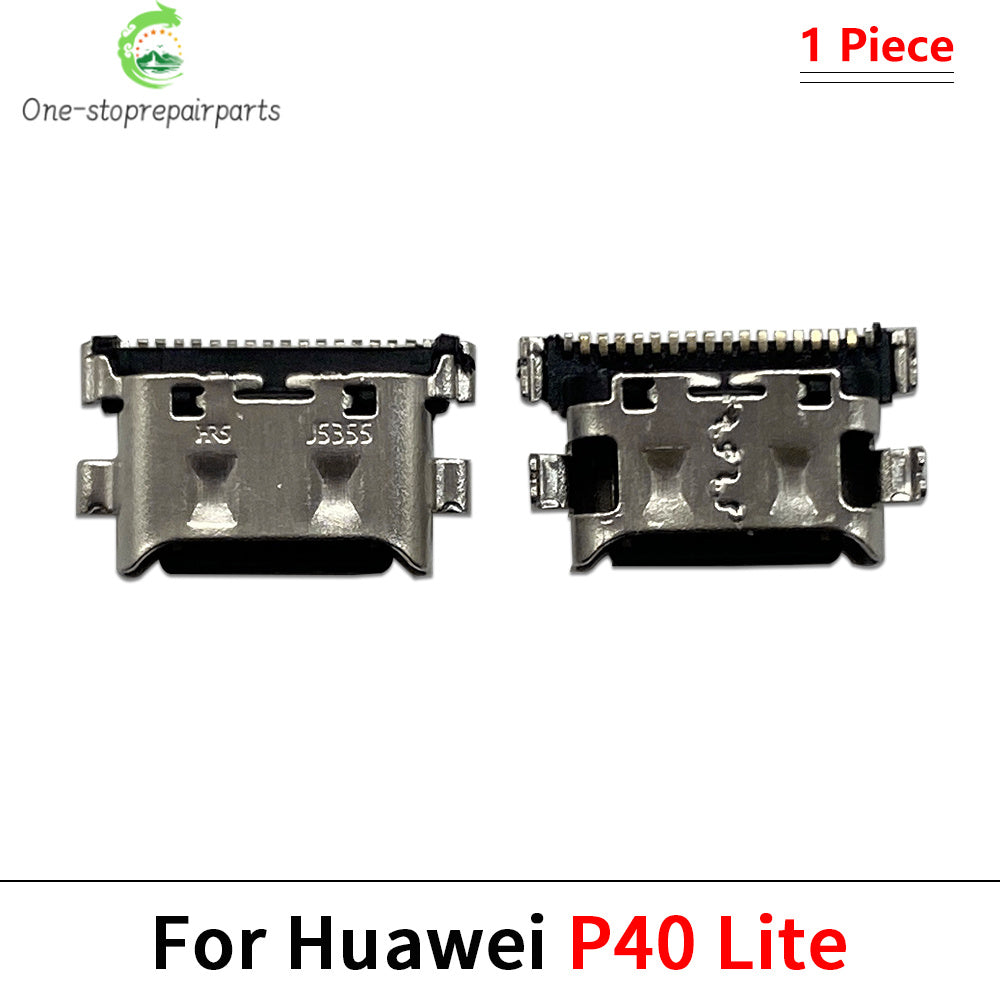 100Pcs, USB Charging Port Connector Charge Jack Socket Plug Dock For Huawei P20 P30 P40 P50 Pro Lite Plus 5G Huawei phone repair parts