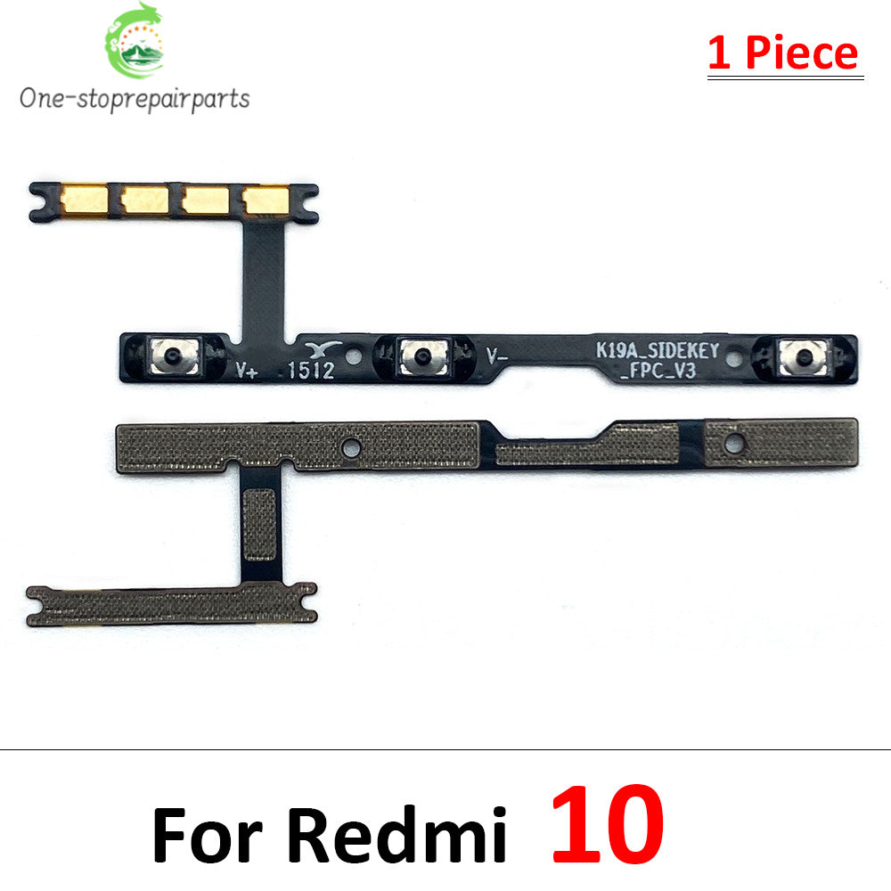 New Power Volume Button Key Flex Cable For Xiaomi Redmi 10 10A 10C 12 12C 13 13C 14C 15 15C  Xiaomi  Xiao mi phone repair parts