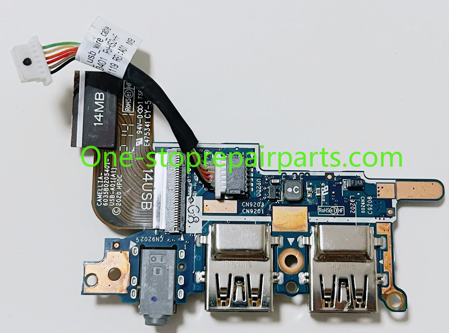 USB IO Daughterboard for HP 830 840 845 G7 850 855 G7 G8 USB IO audio board sound board cable HP laptop repair parts