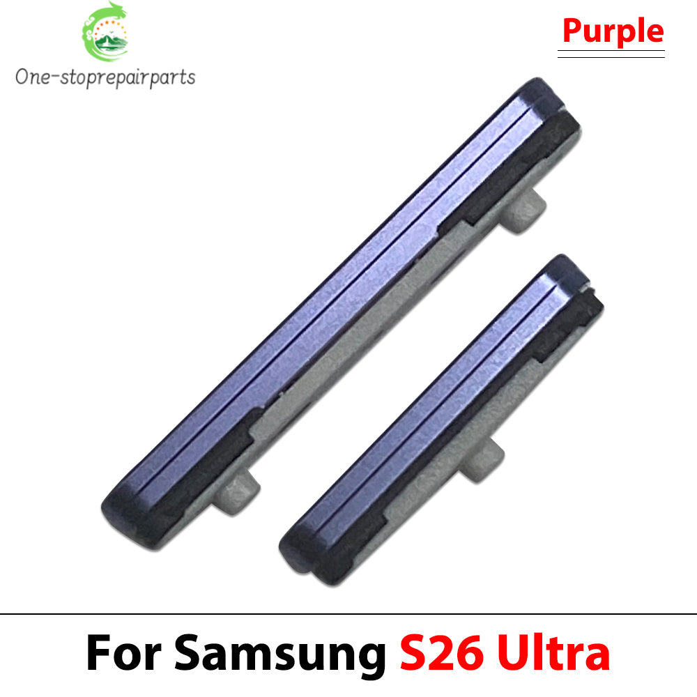New Power Switch On Off Button Volume Key Button Flex Cable For Samsung S26 Plus Ultra 4G 5G Samsung phone repair parts