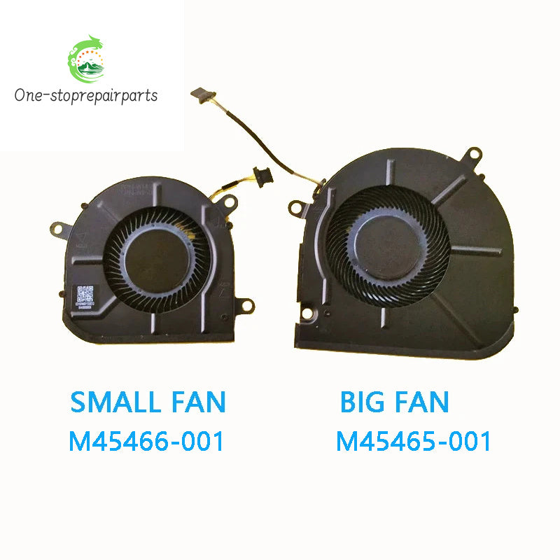 New Original LAPTOP CPU Cooling Fan FOR HP ENVY X360 15 15M-EU 15M-ES TPN-W149 TPN-W150 M45465-001 M45466-001  HP laptop repair parts