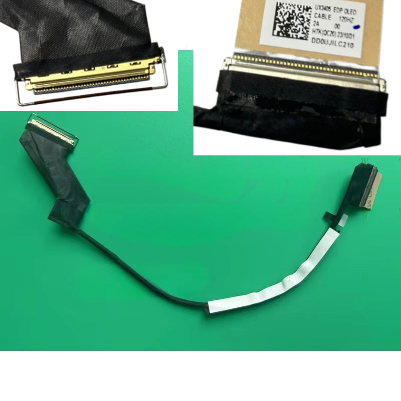 Original for ASUS ZenBooK 14 UX3405 EDP OLED CABLE 120HZ 40PIN DD0UJILC211 DD0UJILC210  LCD screen flex cable ASUS laptop repair parts