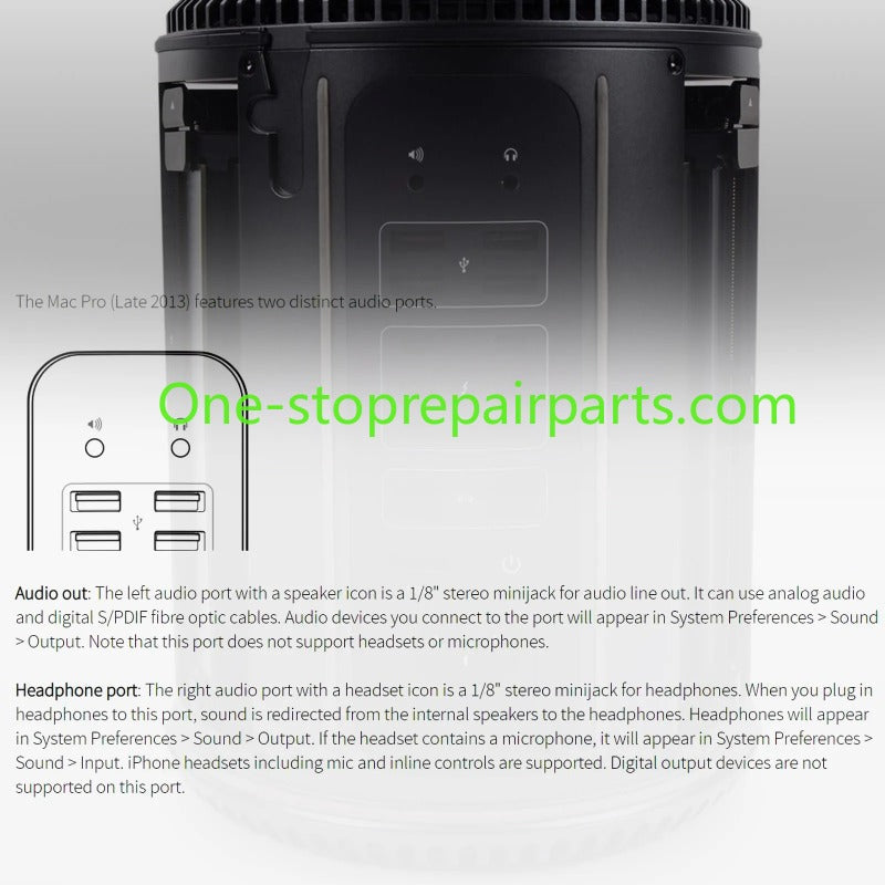 New for Mac Pro A1481 Late 2013 Audio and Headphone Speaker I/O Board with Cable Replacement EMC 2630 ME253 ME878 P/N 821-1776-A Macbook repair parts