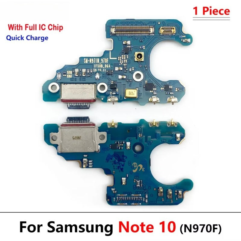 USB Charging Port Dock Connector Charge Board Flex Cable For Samsung Note 8 9 10 Lite Plus 20 Ultra N950F N970F N770F Samsung phone repair parts