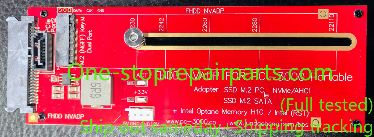 FHDD NVADP Adapter support PC-3000 Portable PRO/PC-3000 Portable3 support SSD M.2 PCIE NVME/AHCI/ PCle NVMe/AHCH Apple Macbook SSD M.2 SATA Optane SSD Intel Optane Memory H10/Intel(RST) repair tools