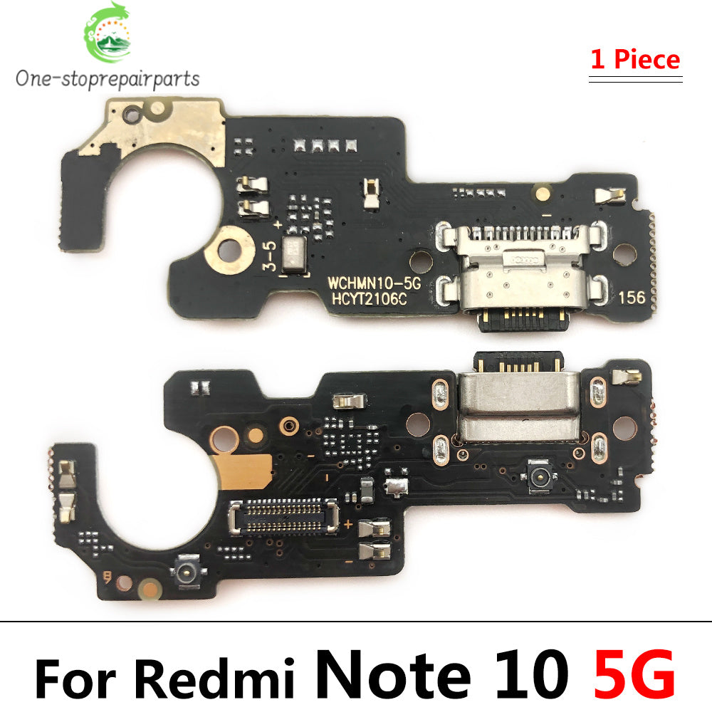 USB Charging Port Microphone Dock Connector Board Flex Cable For Xiaomi Redmi Note 7 8 8T 9 9s 10 11 Pro 5G  Xiaomi  Xiao mi phone repair parts