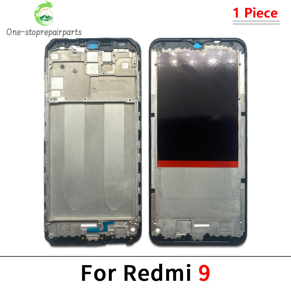 10Pcs Middle Frame Housing For Xiaomi Redmi 7A 8 8A 9 9A 9C 9T 10 10A 10C 12 12C 4G 5G Middle Frame Bezel Plate Cover Rear Bezel  Xiaomi  Xiao mi phone repair parts
