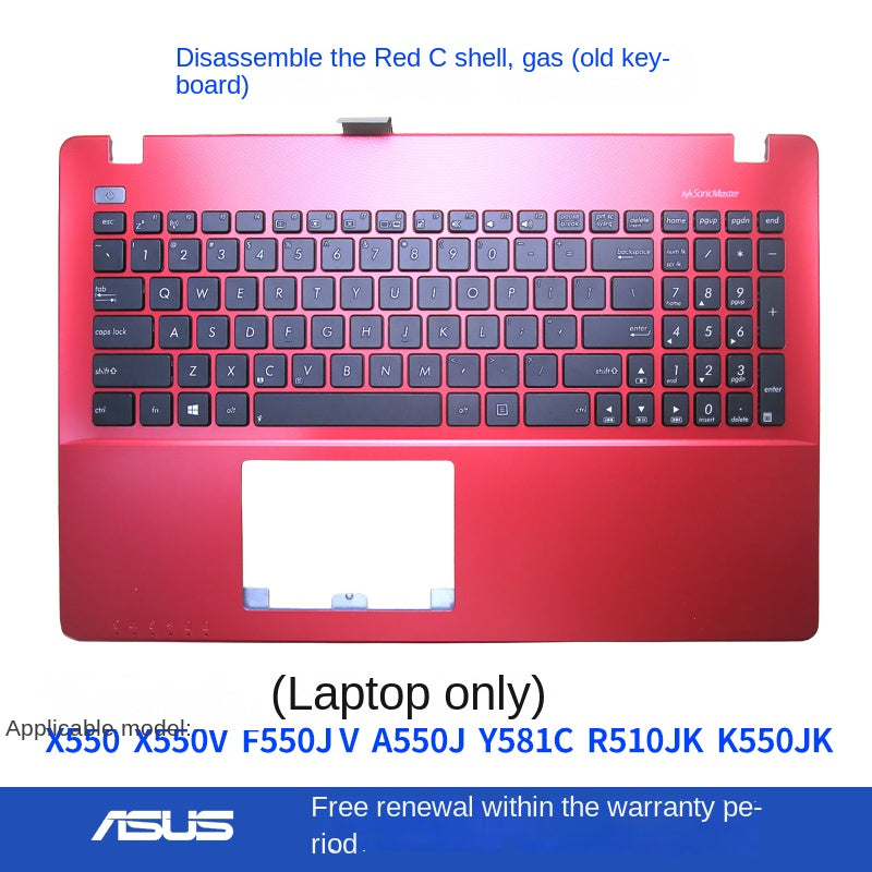 (Shipping fee not include)  X550 ASUS X550V F550J V A550J Y581C R510JK K550JK keyboard Topcase