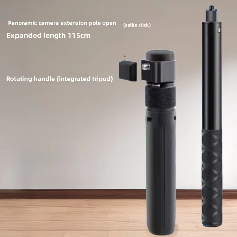 Bullet Time Rotating Handle Tripod Stand for Insta360 X5 X4 Air X3/ DJI Osmo 360 Panoramic Action Digital Camera Accessories