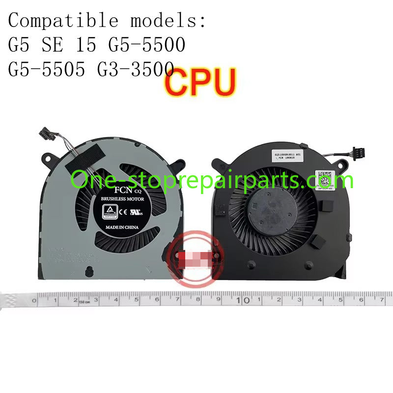 New laptop CPU GPU cooling fan for Dell G3-3779 3776 G3-3579 G3-3590 G5-5500 G5-5505 G3-3500 Dell laptop repair parts