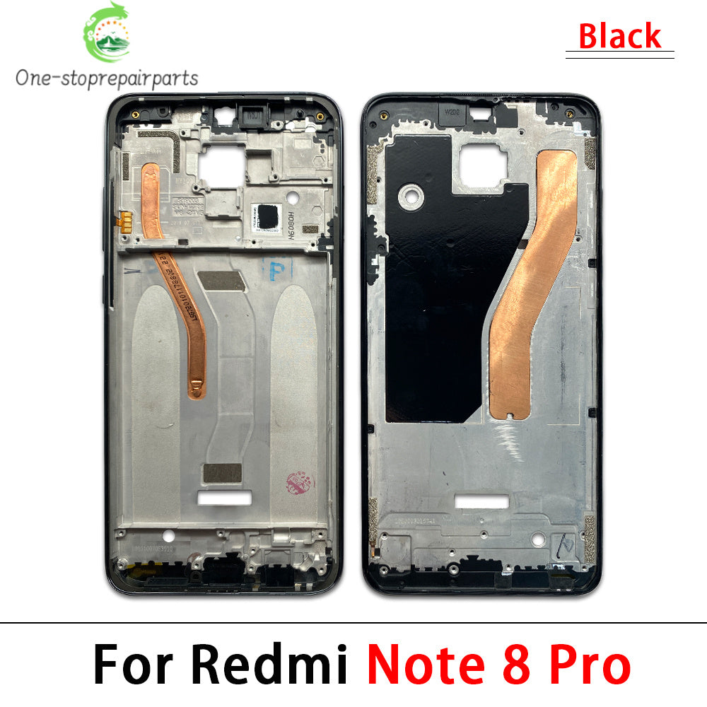 New For Xiaomi Redmi Note 7 8 9s Pro Front Housing LCD Frame Screen Bezel Holder Replacement Parts Xiaomi  Xiao mi phone repair parts