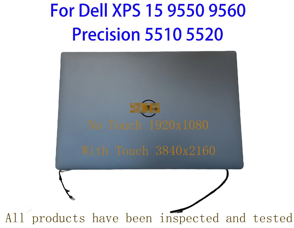 15.6” For Dell XPS 15 9550 9560 LCD Screen Touch Assembly Precision 5510 5520 Display P56F P56F001 FHD 1920x1080 UHD 3840x2160 Dell laptop repair parts
