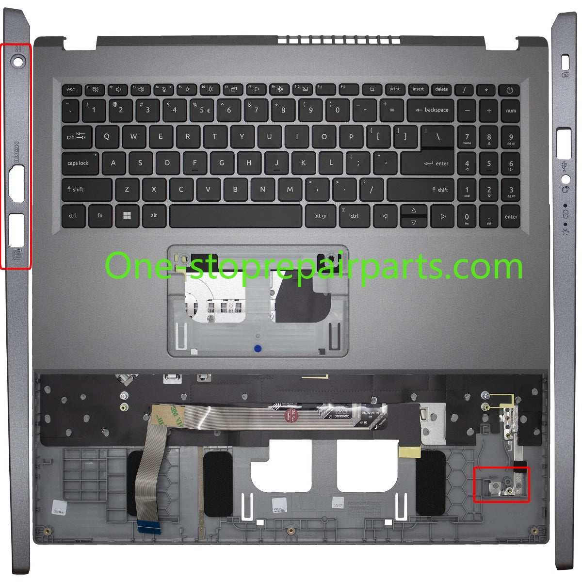 Upper C-cover keyboard Assembly for Acer A515-58M N23C3 A315-510P-24P A314-42P A514-56M N23Q11 Top case palmrest keyboard Acer laptop repair parts