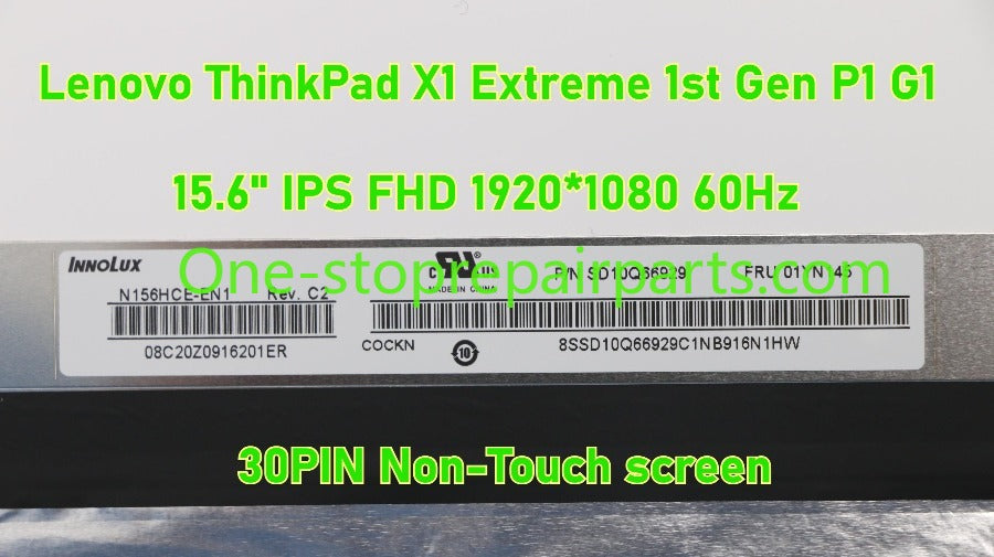 thinkpad X1 Extreme 液晶显示屏幕 4k 02HM881 02HM880 02HM884 